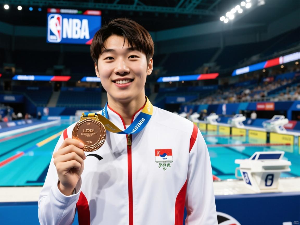 韩国游泳选手拚搏到底，夺得铜牌  第2张