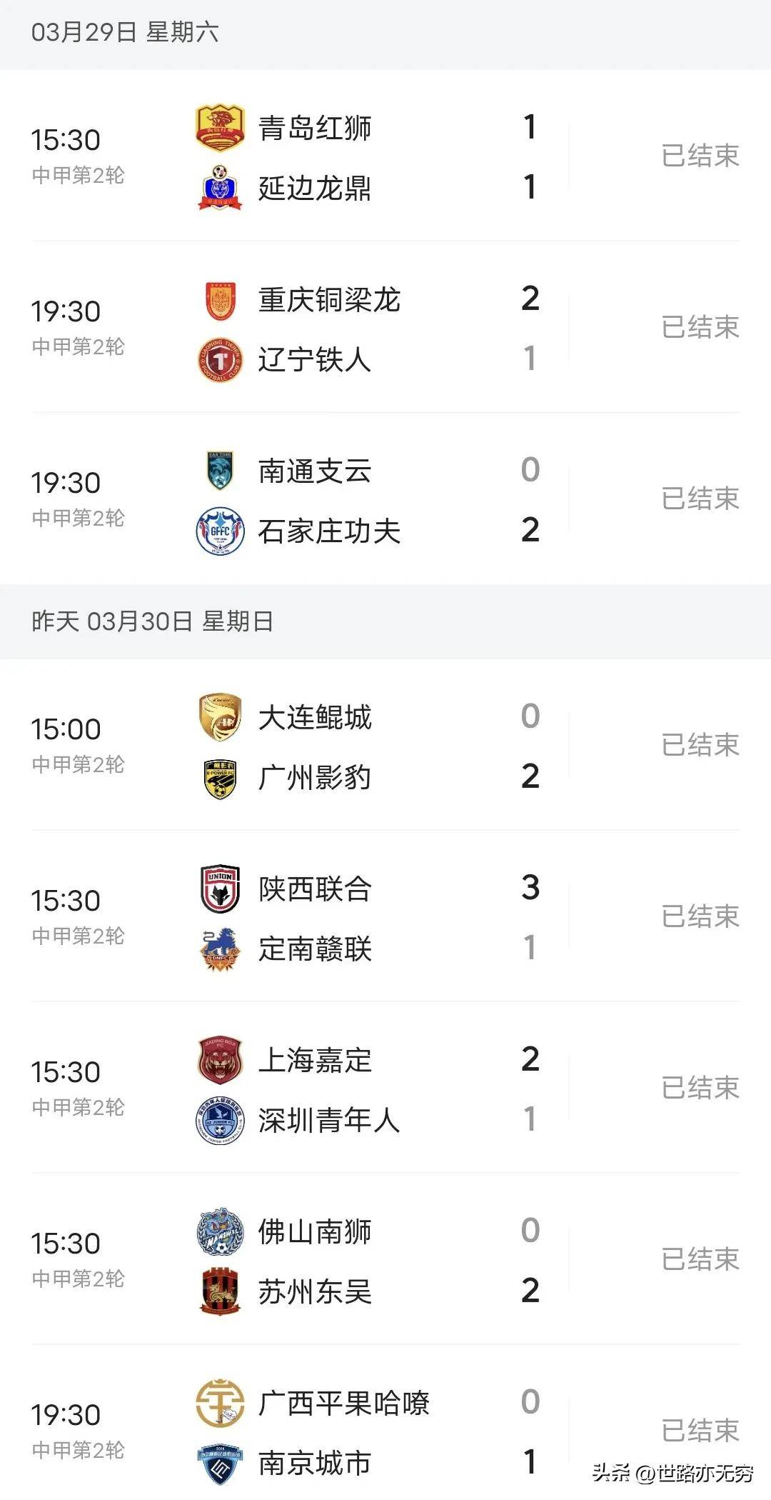 关于中甲第17轮，陕西联合客场0：2完败定南赣联，保级形势不容乐观的信息